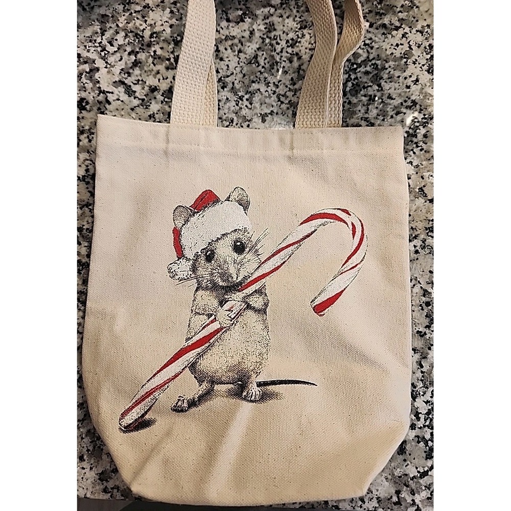 Santa‎ Mouse Gift Tote Bag